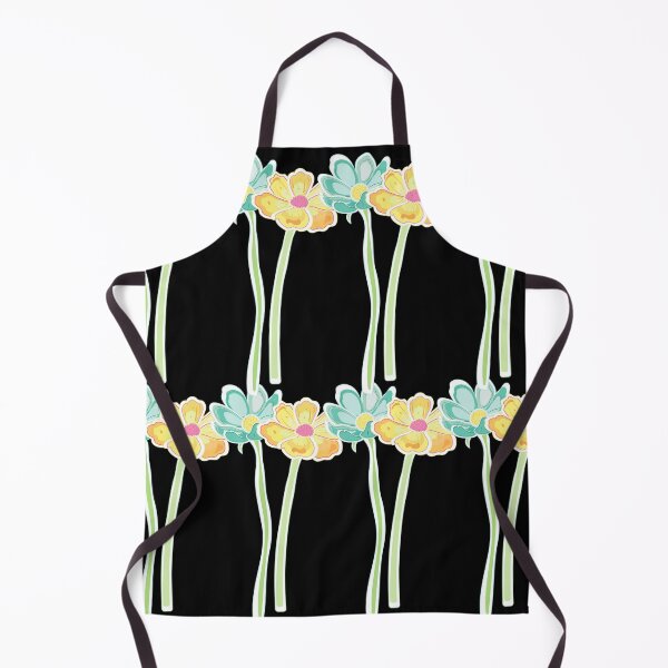 Item preview, Floral pattern - yellow and blue flower assembly designed and sold by Theleochick.