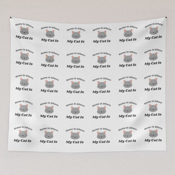 Item preview, Home is where your cat is designed and sold by shellagrash.