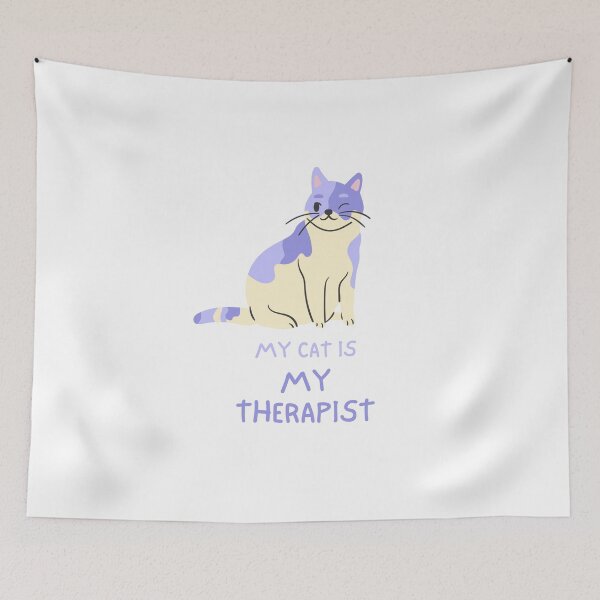 Item preview, My Cat Is My Therapist designed and sold by H2O-Shop.