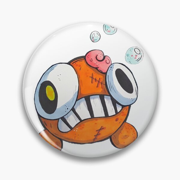 Item preview, a single zombie fish designed and sold by AmyMsArt.