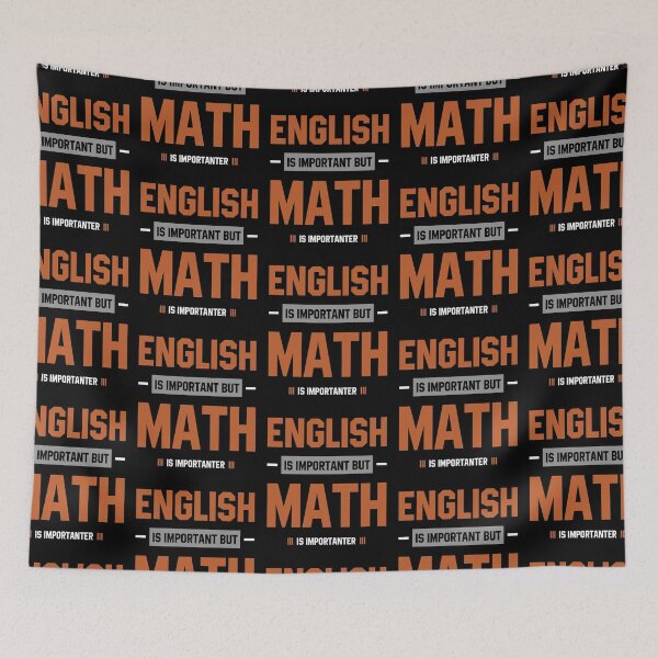 Item preview, English Is Important But Math Is Importanter designed and sold by DiogoCalheiros.