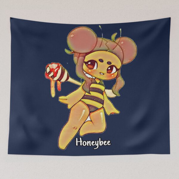 Item preview, Cute wholesome honeybees designed and sold by Drawartista.
