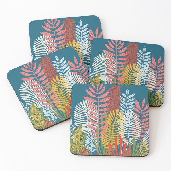 Item preview, Colorful Abstract Leaves designed and sold by cutehappiness.