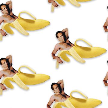 Artwork thumbnail, Nicolas Cage Banana Pattern by patternarium