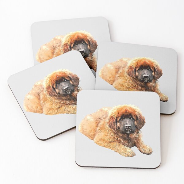 Item preview, Leonberger Fluffy Puppy Dog designed and sold by ElegantCat.