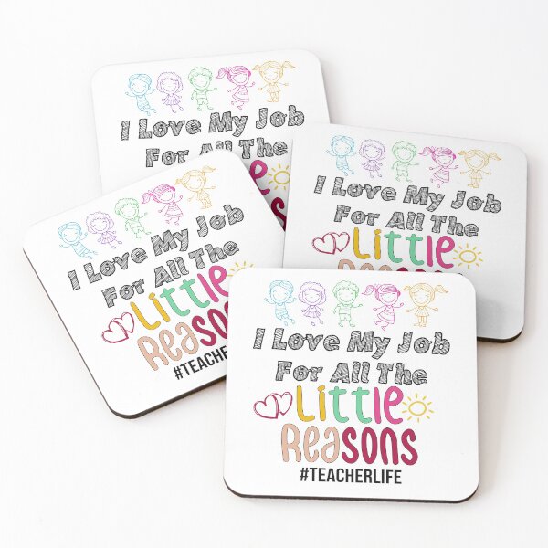Item preview, I Love My Job For All The Little Reasons For teacher life school style designed and sold by Houssemanthony.