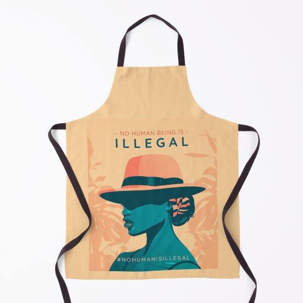 Item preview, NO HUMAN BEING IS ILLEGAL designed and sold by AladdinMktgs.