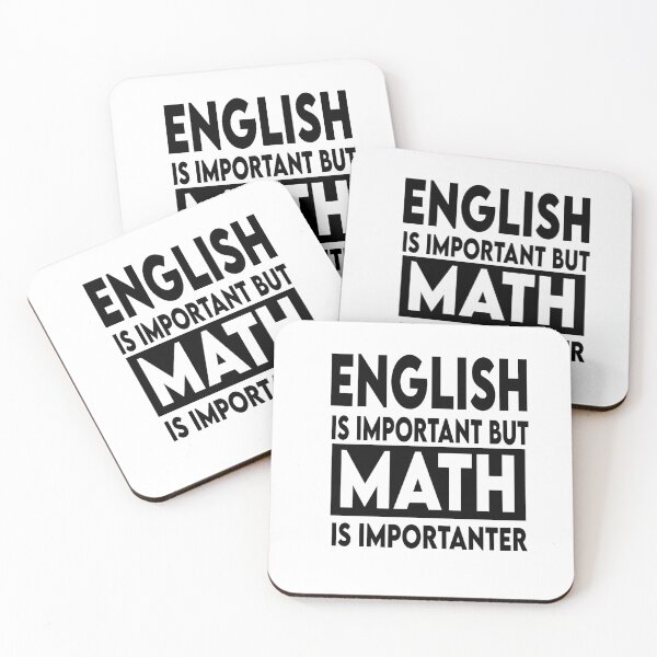 Item preview, English is important but math is importanter designed and sold by Heddar Badreddine.