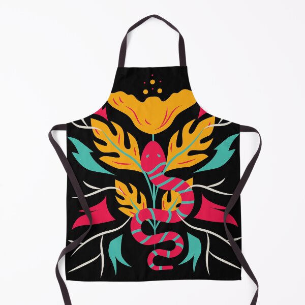 Item preview, Pink snake crawling on a flower designed and sold by NymphWareroom.