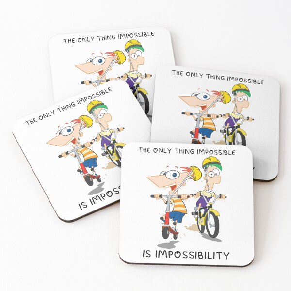 Item preview, Phineas Friends Art Ferb The Only Thing Impossible Is Impossibility designed and sold by JavierLynne9.