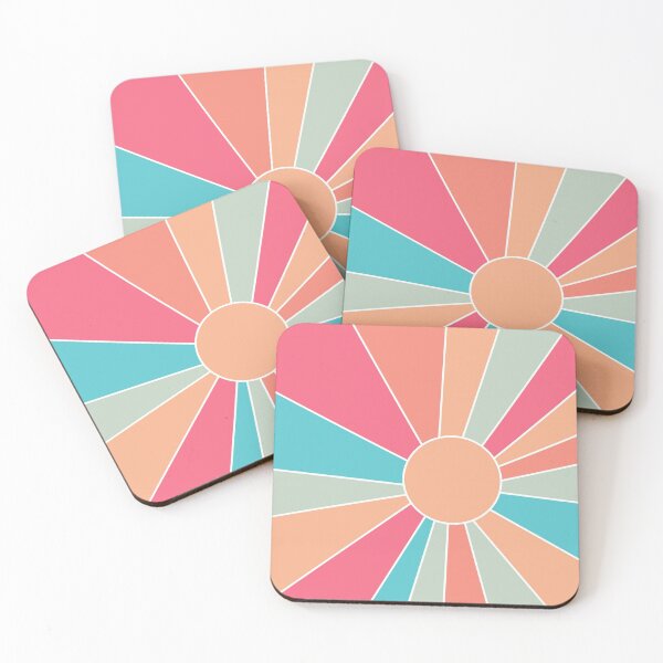 Item preview, Sun Rays Abstract Summer Colors  Retro Vintage Sunshine designed and sold by roocky.