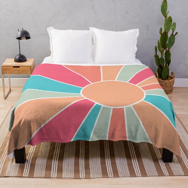 Item preview, Sun Rays Abstract Summer Colors  Retro Vintage Sunshine designed and sold by roocky.