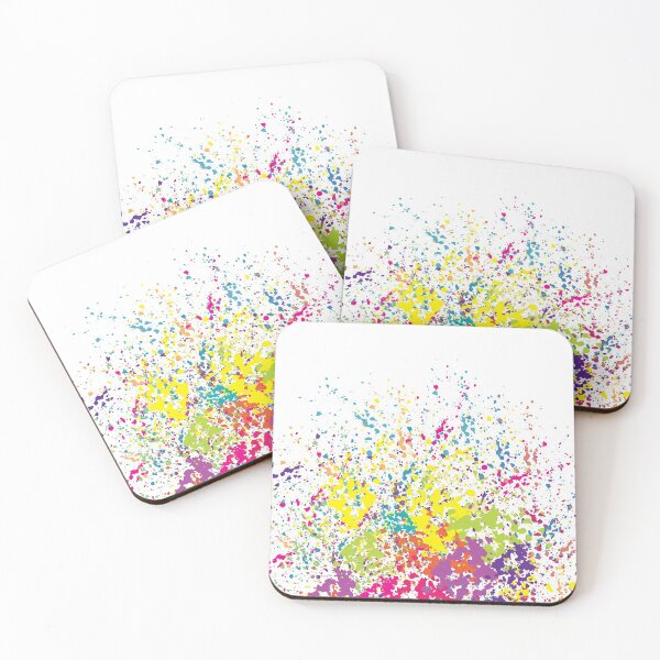 Item preview, Colorful splashes. Watercolor painting designed and sold by TJprint.