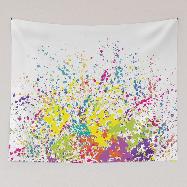 Item preview, Colorful splashes. Watercolor painting designed and sold by TJprint.