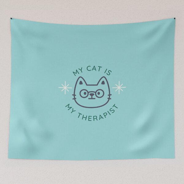 Item preview, My Cat Is My Therapist designed and sold by H2O-Shop.