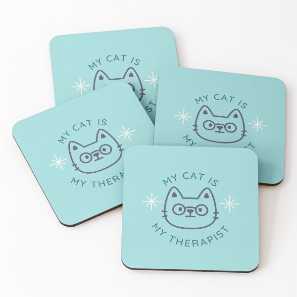 Item preview, My Cat Is My Therapist designed and sold by H2O-Shop.
