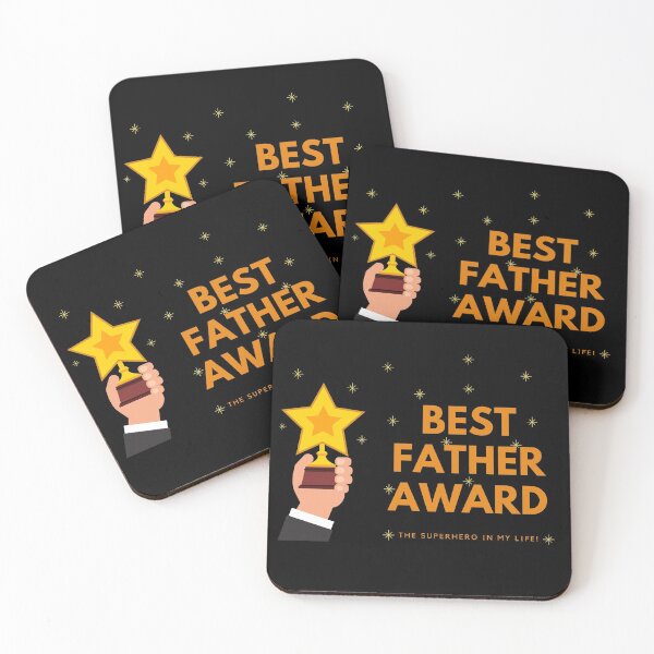 Item preview, Best Father Award - Golden Star Award  designed and sold by PandaSoul.