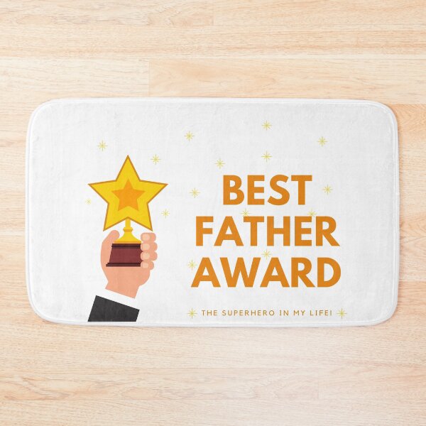 Item preview, Best Father Award - Golden Star Award  designed and sold by PandaSoul.