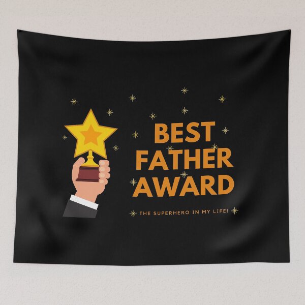 Item preview, Best Father Award - Golden Star Award  designed and sold by PandaSoul.