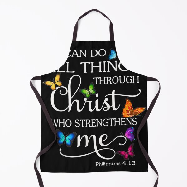 Item preview, I Can Do All Things Through Christ Butterfly Art - Religious T-Shirt designed and sold by vanquyen51505.