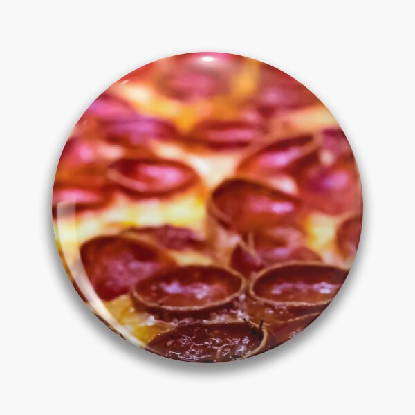 Item preview, Closeup shot of a yummy Pepperoni Pizza designed and sold by Artsy Boulevard.