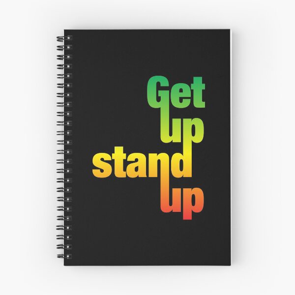 Item preview, Get Up Stand Up - Bob Marley - Reggae music - Motivational quote -  Rasta designed and sold by Xavier Vieira.
