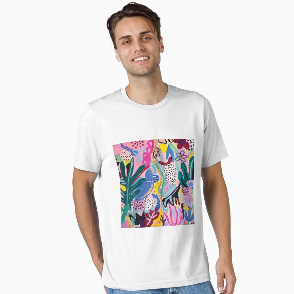 Aperçu de l'œuvre T-shirt essentiel créée et vendue par cutehappiness.