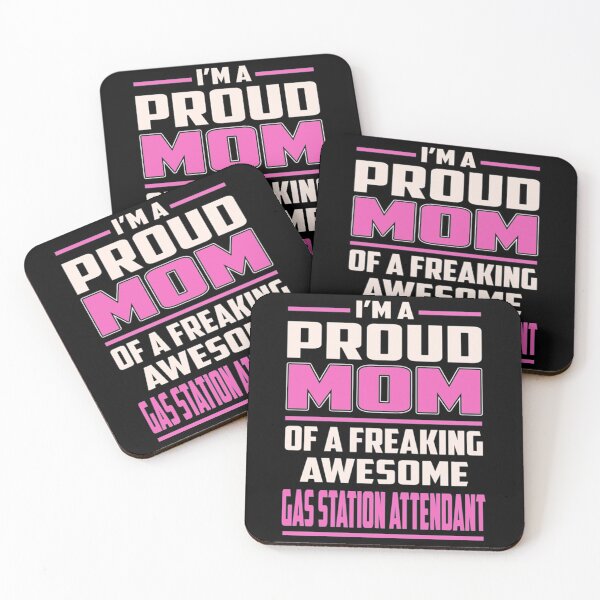 Item preview, Proud MOM Gas Station Attendant designed and sold by walkfirsthand.