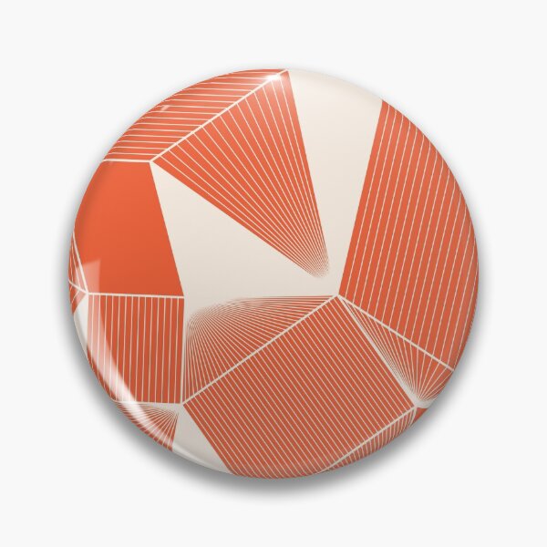 Item preview, Geometric simple background of beige lines and triangles on a red background designed and sold by parkinsmack.