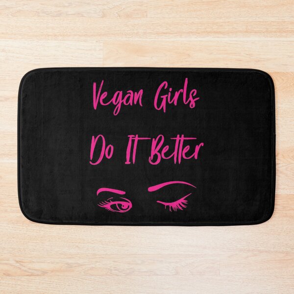 Item preview, Vegan Girls Do It Better in Pink designed and sold by CreativeBel.