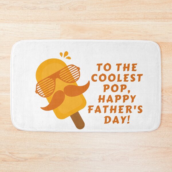 Item preview, To The Coolest Pop, Happy Father's Fay! - Popsicle Ice Cream With Sunglasses And Mustache designed and sold by PandaSoul.