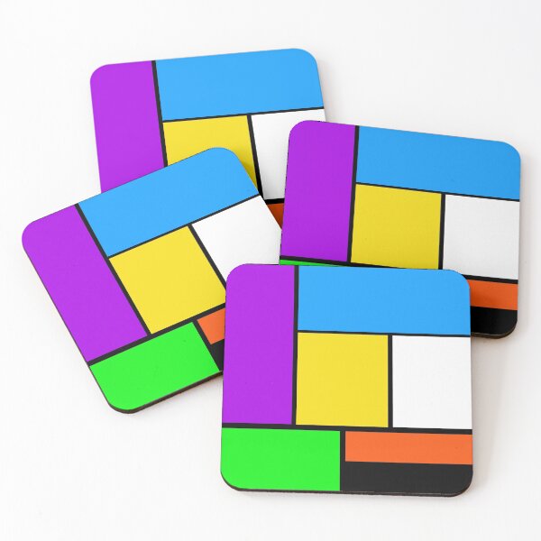 Item preview, Piet loves bright colors - Pattern designed and sold by Fun Funky Designs.