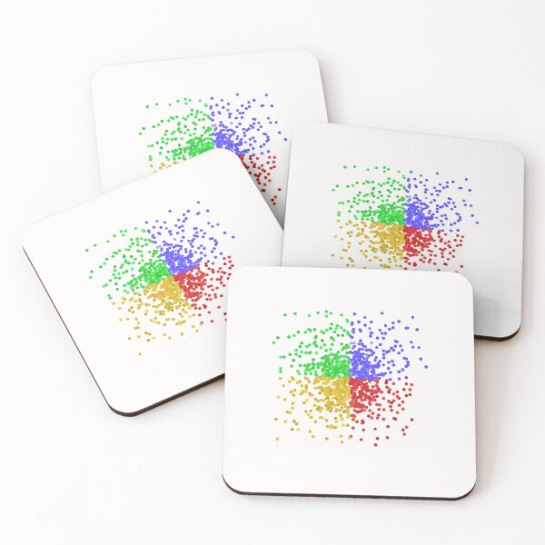 Item preview, Abstract Multi Color Cubizm Art designed and sold by Kadouh.