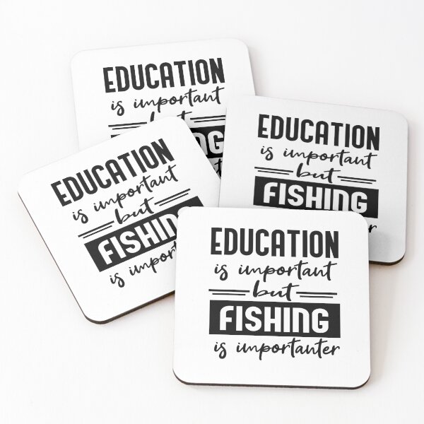 Item preview, Education is Important but Fishing is Importanter designed and sold by Heddar Badreddine.
