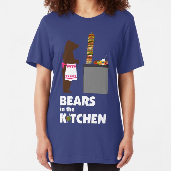 Bears in the Kitchen shirt Slim Fit T-Shirt