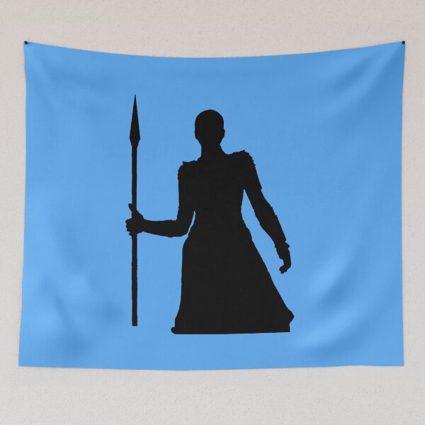 Item preview, Female Warrior Dark Shadow (Silhouette) designed and sold by JohnSit.