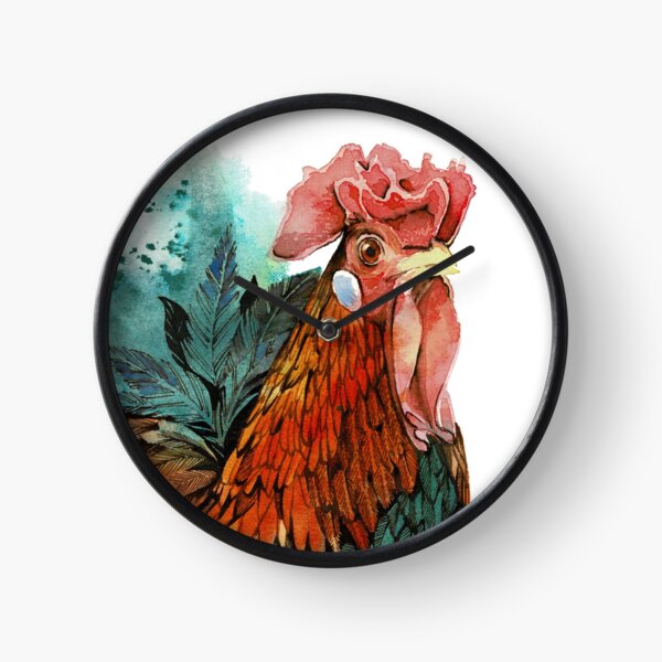 Good Lookin' Rooster (Wim) Clock