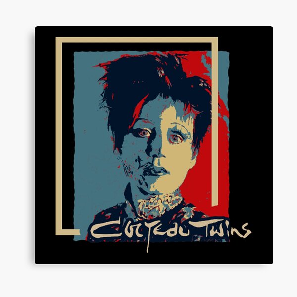 Cocteau Twins Retro 60s Fan Art Canvas Print