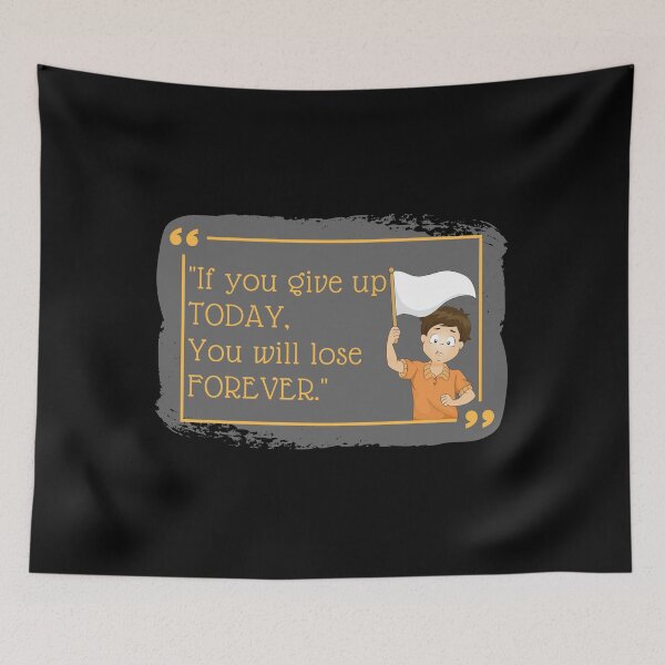 Item preview, Never Give Up designed and sold by Calakan.