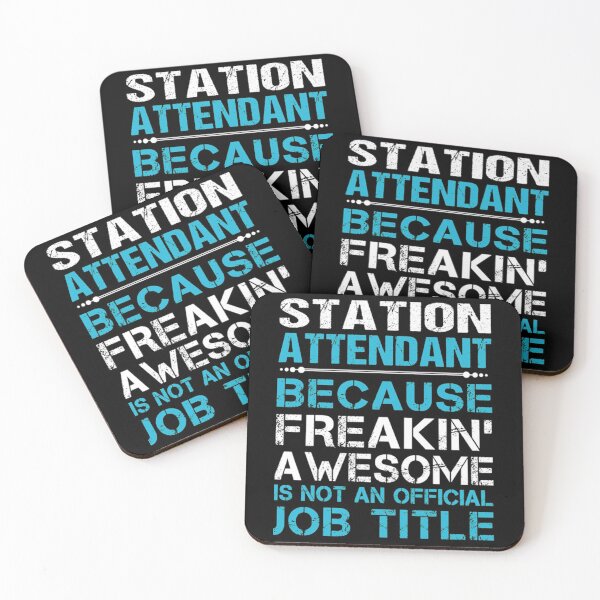 Item preview, Station Attendant Freaking Awesome Job Gift Item designed and sold by walkfirsthand.