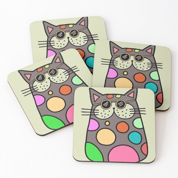 Item preview, Cute Cartoon Doodle Cat designed and sold by GeeHanz.