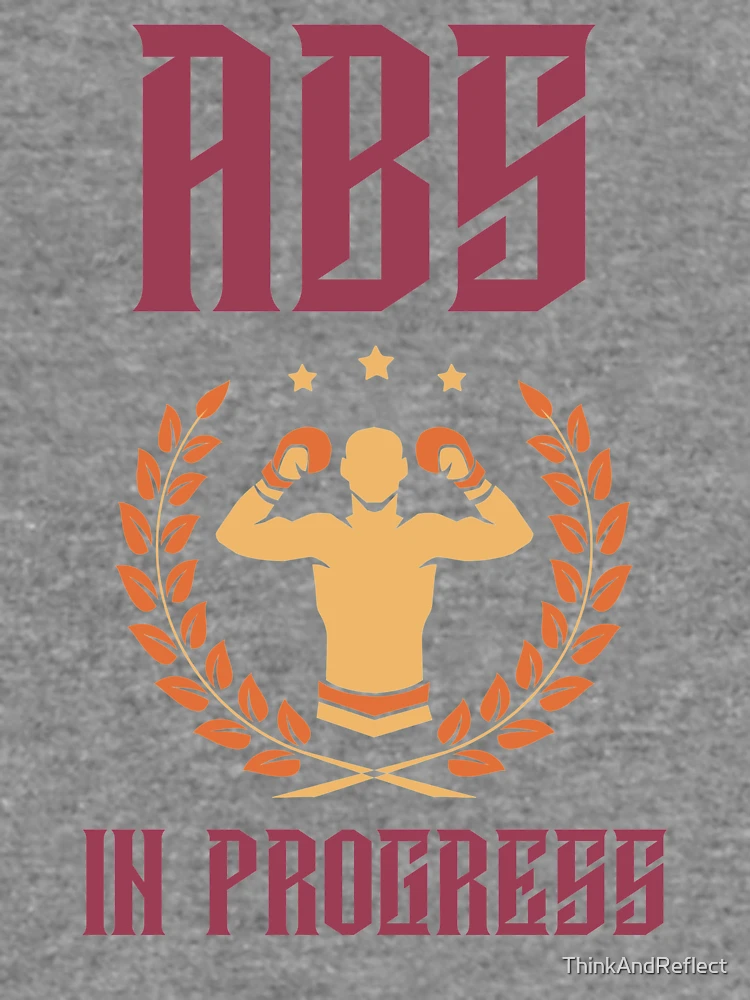 Thumbnail 6 of 6, Lightweight Sweatshirt, Abs In Progress designed and sold by ThinkAndReflect.