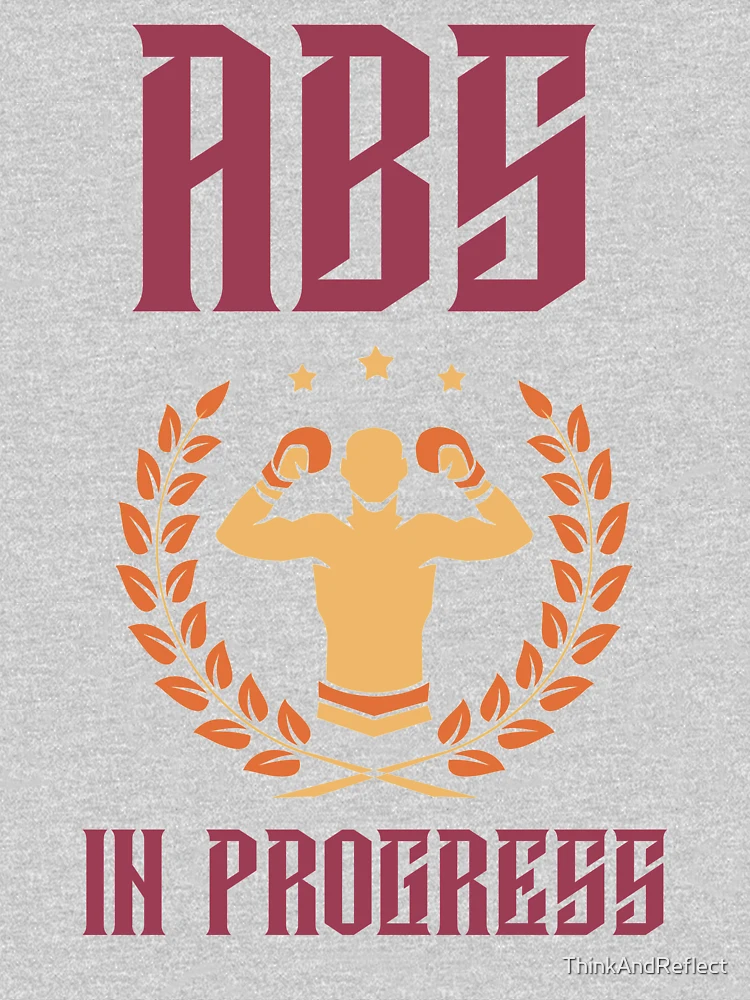 Thumbnail 6 of 6, Pullover Hoodie, Abs In Progress designed and sold by ThinkAndReflect.