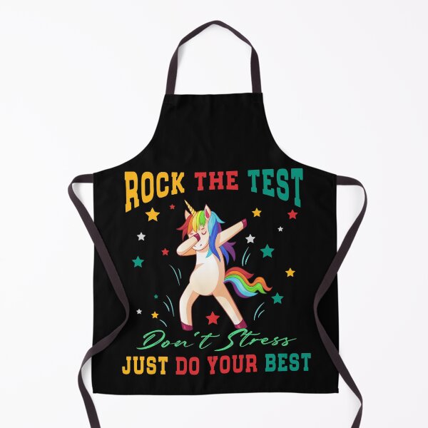 Item preview, Rock The Test Don't Stress Just Do Your Best, Unicorn Babbing designed and sold by Mode Tees.