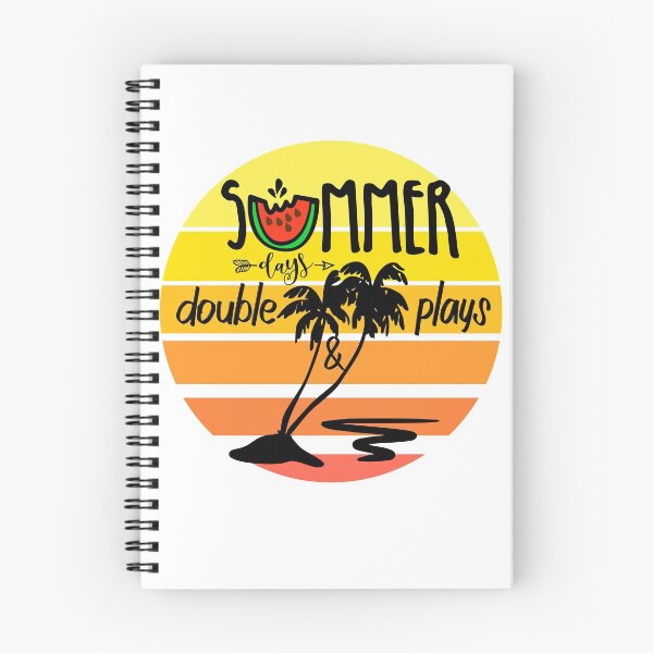 Item preview, summer days and double plays designed and sold by shaakir.