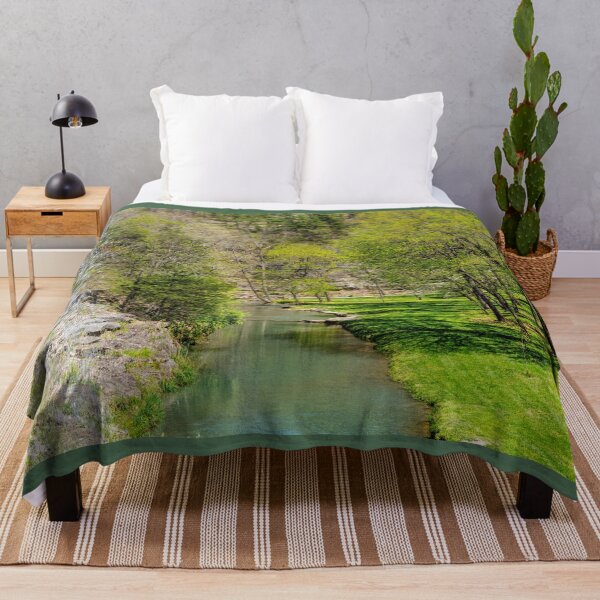 Item preview, Looking Over Dogwood Creek In Spring designed and sold by mljdwhite.