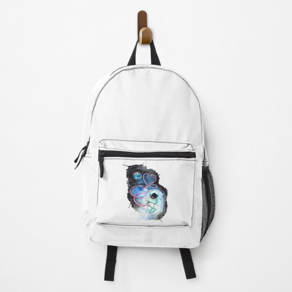 Item preview, Watercolor picture of the cosmonaut, connected to the Earth by an umbilical cord designed and sold by Bellefotos.