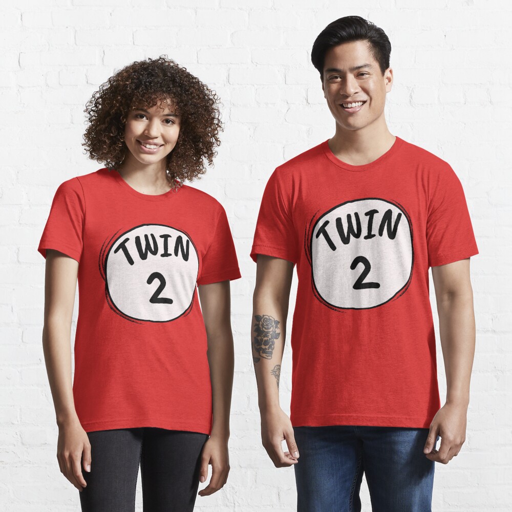  TWIN 2 and TWIN 1 shirts matching adult & kids jersey