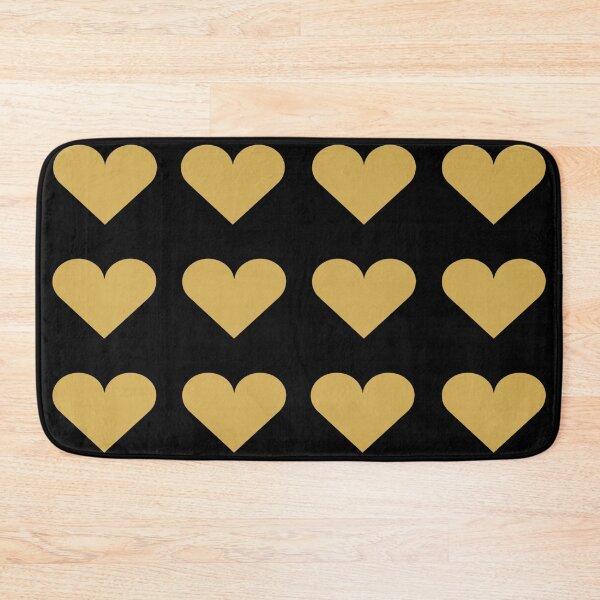 Item preview, Large GOLD & BLACK LOVE HEARTS designed and sold by RachelMacht.