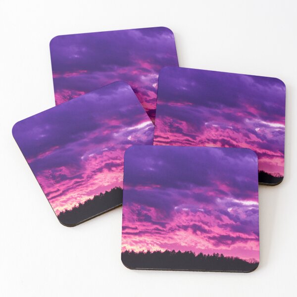 Item preview, Colorful purple evening winter sky 2021 designed and sold by mary02.